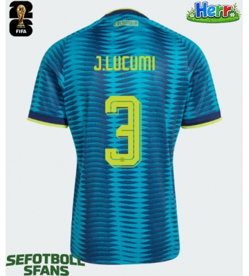 Colombia Jhon Lucumi #3 Bortatröja VM 2026 Kortärmad